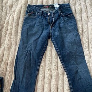 Ariat | Blue Relaxed Jeans with Classic Fading | Size 30/32